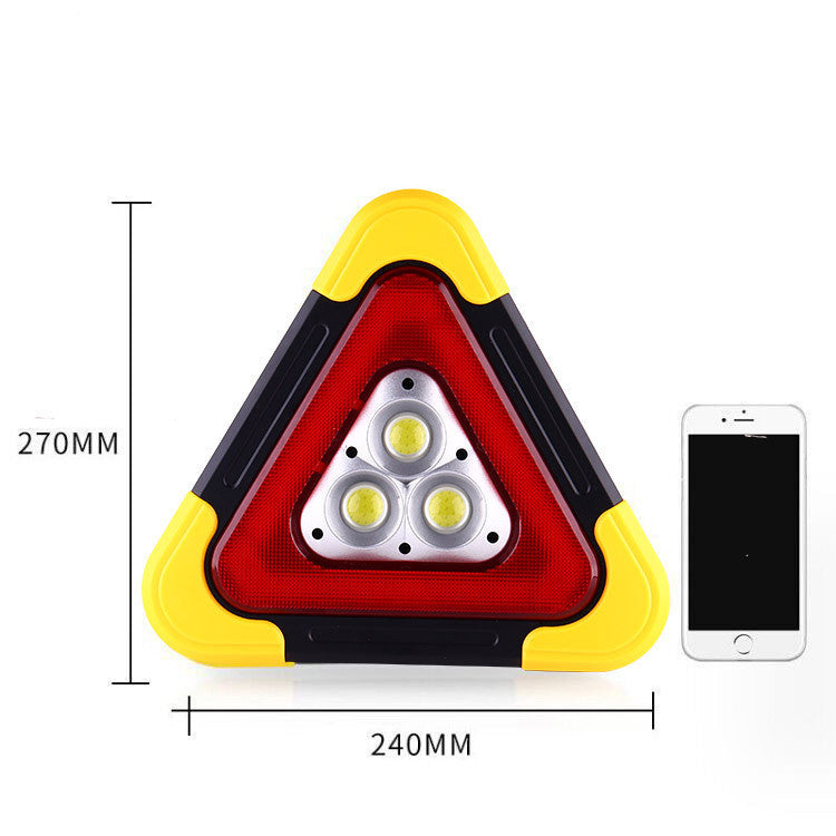 Solar Reflective Car Tripod Warning Triangle