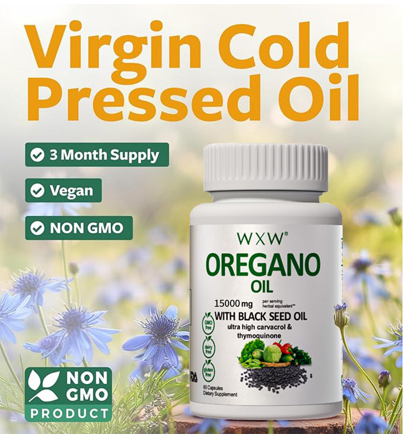 Oregano Oil With Black Seed Oil Capsules