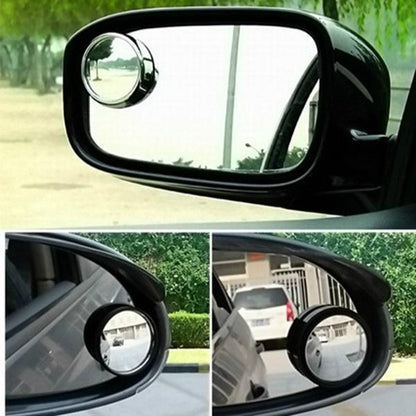 Car borderless small round mirror 360 degree