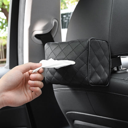 Sun Visor Seat Back Hanging Type Car Interior Tissue Box