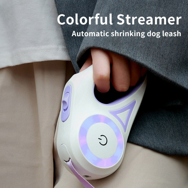 Dog Leash Spotlight Automatic Pet Traction