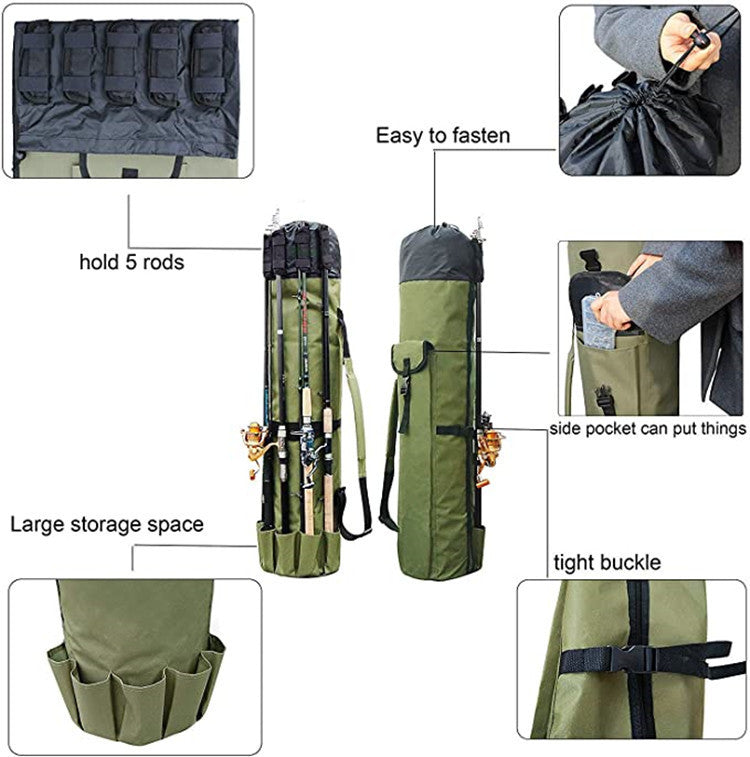 Cylinder Outdoor Fishing Bag