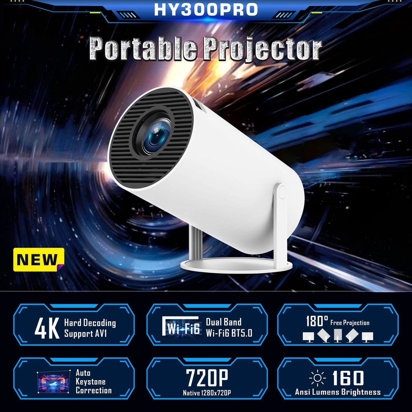 Portable Projector Home Theater